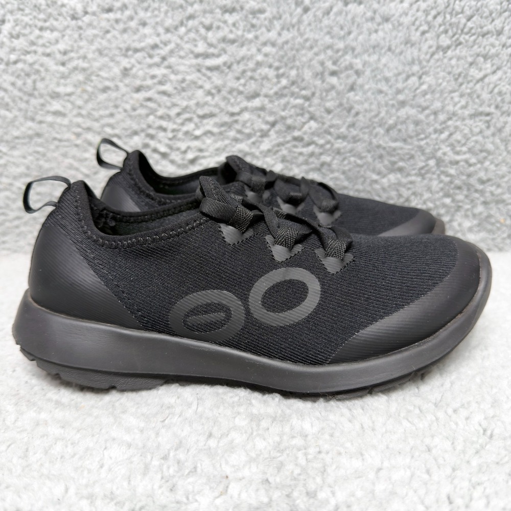 Oofos OOmg Sport LS Womens Size 6 Low Sneakers Shoes Black Recovery Comfort